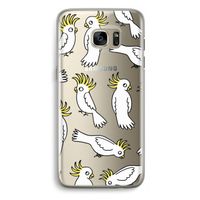 Papegaai: Samsung Galaxy S7 Edge Transparant Hoesje
