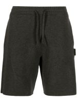 SANDRO raw-cut technical-jersey shorts - Gris