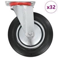 32 st Zwenkwielen 200 mm