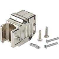 FCI D-SUB 863093C09MLF D-sub behuizing Aantal polen: 9 Kunststof, gemetalliseerd 90 ° Zilver 1 stuk(s)