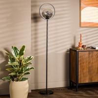 BASE Vloerlamp 'Alphonso' 165 cm, kleur Smoke