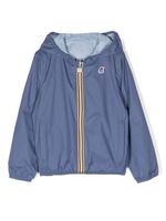 K Way Kids veste zippée réversible à capuche - Bleu
