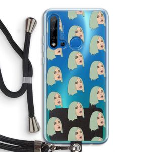 King Kylie: Huawei P20 Lite (2019) Transparant Hoesje met koord