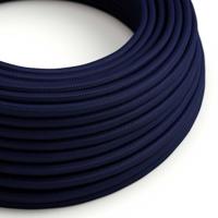 Strijkijzersnoer Donkerblauw - viscose | 10cm | Creative-Cables | Creative-Cables | Creative-Cables | Creative-Cables
