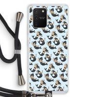 Zeemeermin: Samsung Galaxy S10 Lite Transparant Hoesje met koord