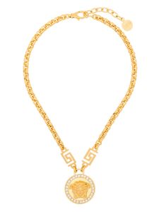 Versace collier La Medusa Greca - Or