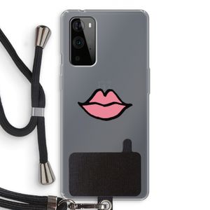 Kusje: OnePlus 9 Pro Transparant Hoesje met koord