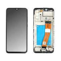 Samsung Galaxy A02s Front Cover & LCD Display GH81-2081A - Zwart