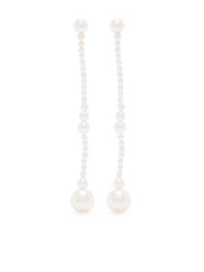 Sophie Bille Brahe boucles d'oreilles pendantes Promenade de Claude en or 14ct