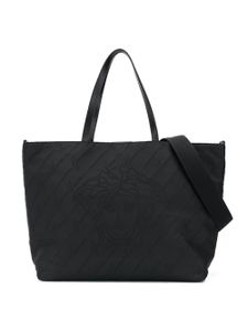 Versace Kids sac cabas à logo - Noir