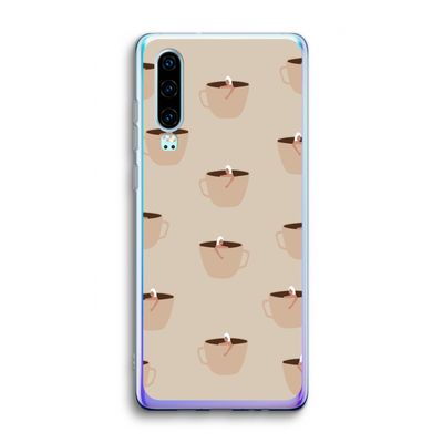 Morning coffee: Huawei P30 Transparant Hoesje