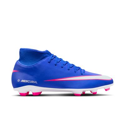 Nike Mercurial Superfly 10 Club Gras / Kunstgras Voetbalschoenen (MG) Blauw Wit Felroze Nike Mercurial Superfly 10 Club Gras / Kunstgras Voetbalschoenen (MG) Blauw Wit Felroze