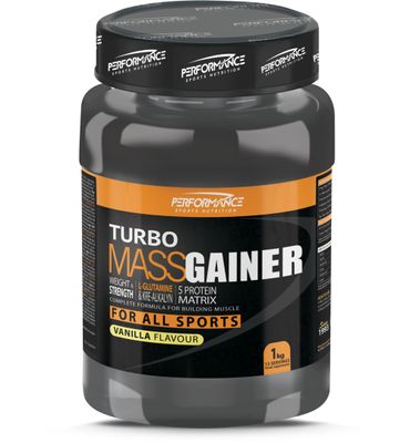 Performance Sports Nutrition Performance Sports Nutrition Turbo Mass Gainer Vanille (1000g) Performance Sports Nutrition Performance Sports Nutrition Turbo Mass Gainer Vanille (1000g)