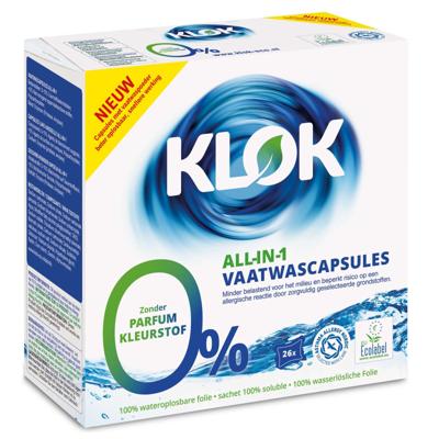 Klok ALLin1 Vaatwascapsules
