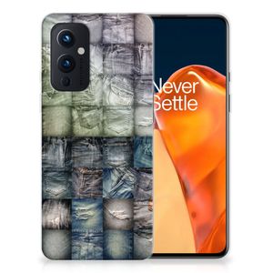 Silicone Back Cover OnePlus 9 Spijkerbroeken