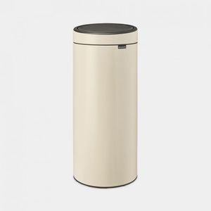 Brabantia Touch Bin afvalemmer 30 liter met kunststof binnenemmer - Soft Beige