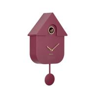 Karlsson Moderne Koekoeks Wandklok - Donker Mauve