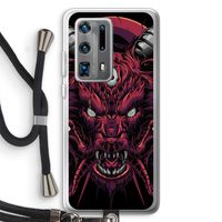 Hell Hound and Serpents: Huawei P40 Pro Plus Transparant Hoesje met koord