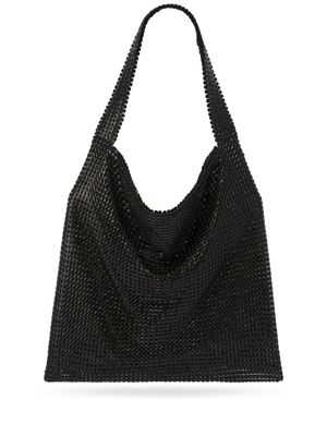 Rabanne sac cabas Pixel en mesh - Noir