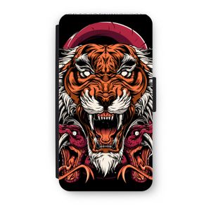 Tiger and Rattlesnakes: iPhone X Flip Hoesje