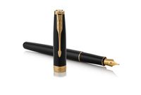 Vulpen Parker Sonnet black lacquer GT medium - thumbnail