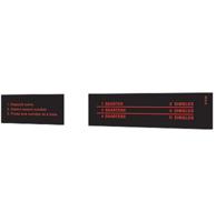 Rock-Ola 470 Coin Instruction Ruit Sticker