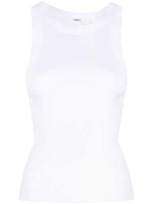 Ba&Sh débardeur en coton à design nervuré - Blanc