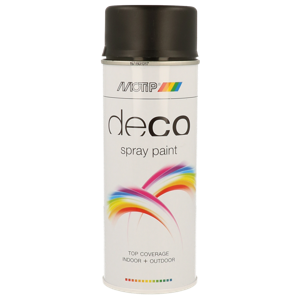 MOTIP Deco Lak | Mat | RAL 9005 | 400ml - 01601