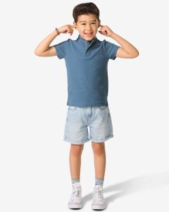 HEMA Kinder Korte Broek Strepen Blauw (blauw)