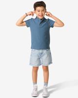 HEMA Kinder Korte Broek Strepen Blauw (blauw)
