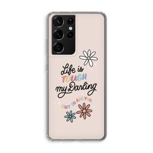 Tough Life: Samsung Galaxy S21 Ultra Transparant Hoesje