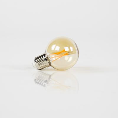 LifestyleFurn Kooldraadlamp 'LED' Bol Ø6cm, Amberkleurig, Dimbaar