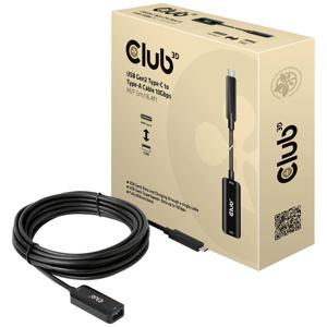 club3D USB-kabel USB 3.2 Gen2 (USB 3.1 Gen2) USB-C stekker, USB-B bus 5.00 m Zwart CAC-1536