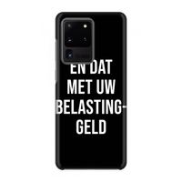 Belastinggeld - Zwart: Volledig geprint Samsung Galaxy S20 Ultra Hoesje