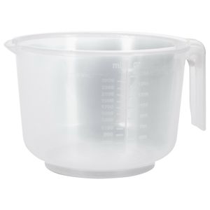 Keuken maatbeker/mengbeker - kunststof - transparant - 2500 ml