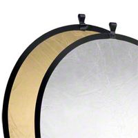 Walimex Pro faltbar gold/silber 17690 Reflector (Ø) 107 cm 1 stuk(s) - thumbnail