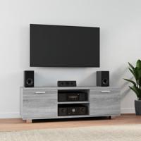 Tv-meubel 120x40,5x35 cm bewerkt hout grijs sonoma eikenkleurig
