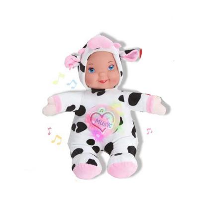 Babypop Reig Muzikale Knuffel 35 cm Koe