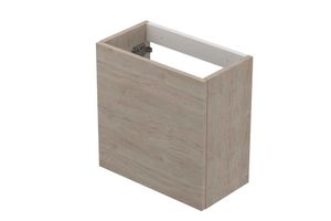 INK fonteinonderkast met push-to-open deur greeploos hout decor universeel draaiend 40x22x40cm, ivoor eiken