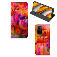 Bookcase Xiaomi Mi 11i | Poco F3 Tulips - thumbnail