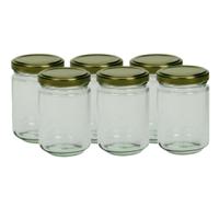 Jampotten 156 ml 6 Stuks Glas/Transparant Jampotten 156 ml 6 Stuks Glas/Transparant