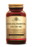 Solgar Choline/Inositol 250/250 mg Capsules