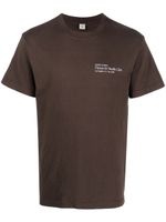 Sporty & Rich t-shirt Fitness & Health Club imprimé - Marron