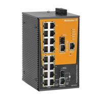 Weidmüller IE-SW-AL18M-16TX-2GC Industrial Ethernet Switch 10 / 100 / 1000 MBit/s