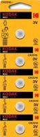 Kodak CR2016 lithium knoopcel batterij blister(5) - 3241055