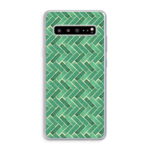 Moroccan tiles 2: Samsung Galaxy S10 5G Transparant Hoesje
