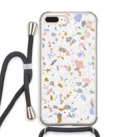 Terrazzo N°8: iPhone 7 PLUS Transparant Hoesje met koord