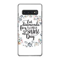 Diamonds: Samsung Galaxy S10 4G Volledig Geprint Hoesje