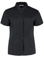 Bargear K736 Women`s Tailored Fit Bar Shirt Mandarin Collar Short Sleeve