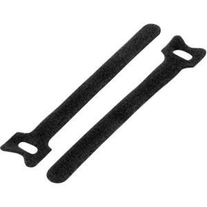 TRU COMPONENTS TC-12355364 Klittenband kabelbinder Om te bundelen Haak- en lusdeel (l x b) 310 mm x 16 mm Zwart 20 stuk(s)